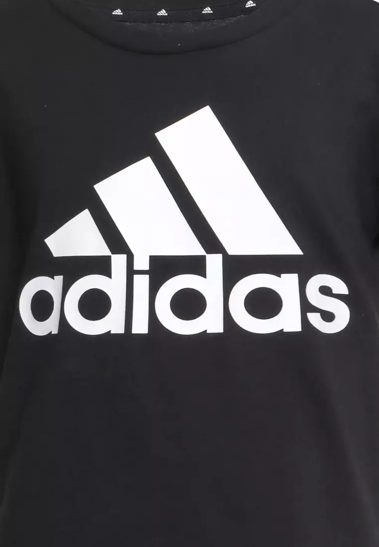 Buy ADIDAS essentials big logo cotton slim t-shirt 2024 Online | ZALORA  Singapore