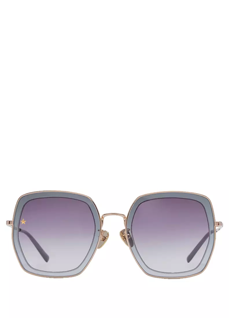 Buy Agnes B. Agnès B. Metal Sunglasses AB10032-C02-60 Pauline Online ...