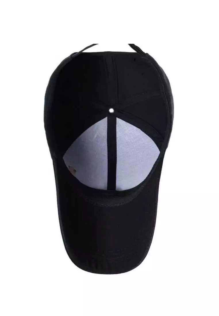 Drsh Topi Baseball Sells Fiery Kasual Unisex Creative Design Material Cotton ORIGINAL - Black