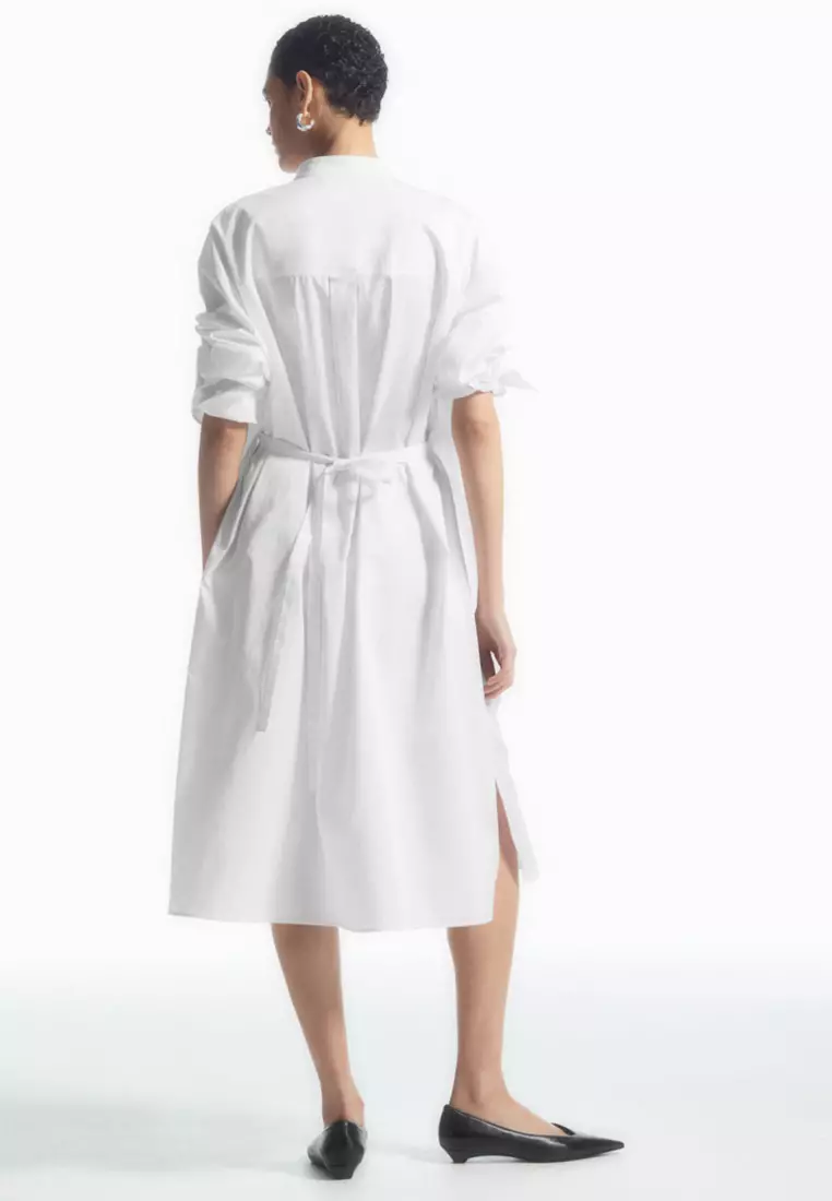 COS Oversized Grandad-Collar Shirt Dress 2025 Buy COS Online
