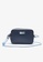 Lacoste navy Women's Chantaco Badge Small Matte Piqu Leather Shoulder Bag-NF3223AP 73BF6ACCA2A406GS_1
