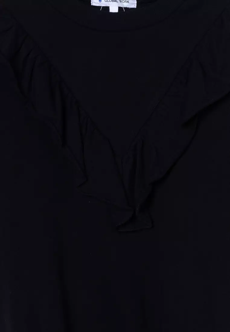 蓬鬆運動套頭衫