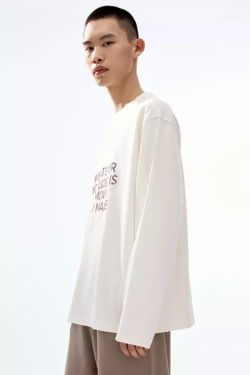 Loose Fit Long-sleeved T-shirt