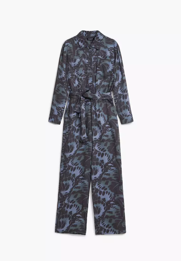 Desigual Woman Flowy printed jumpsuit.