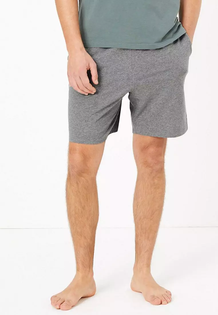2 Pack Pure Cotton Pyjama Shorts