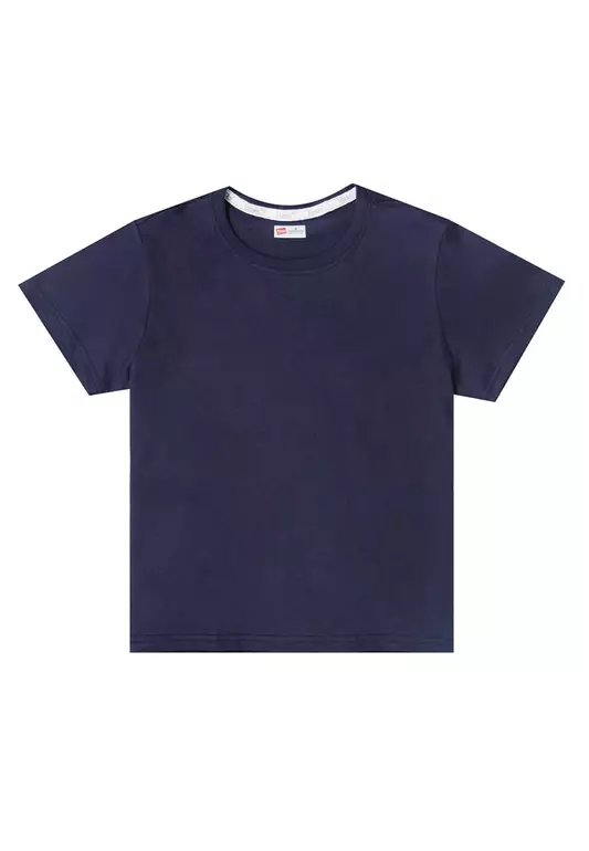 Hanes Ladies Navy Blue Round Neck T-Shirt