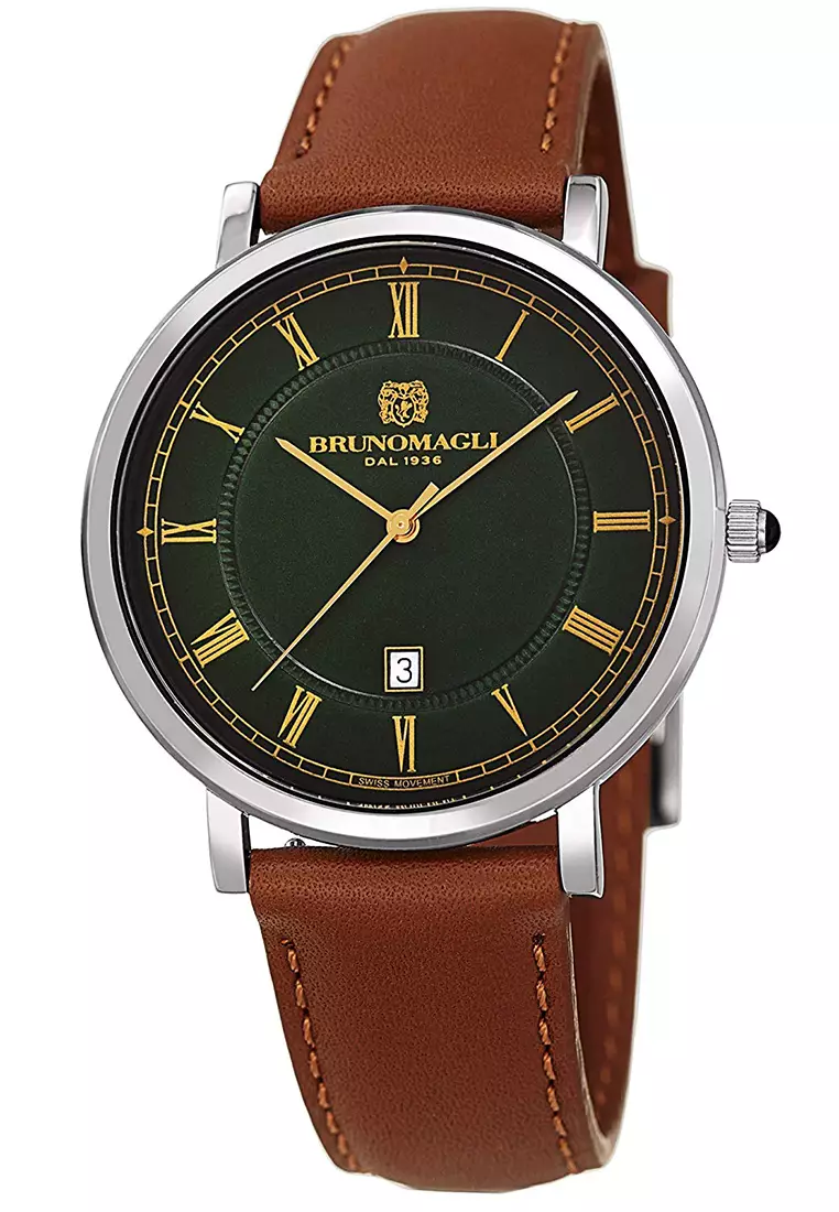 Bruno Magli Milano 20.181201.SU Jam Tangan Pria Swiss Analog