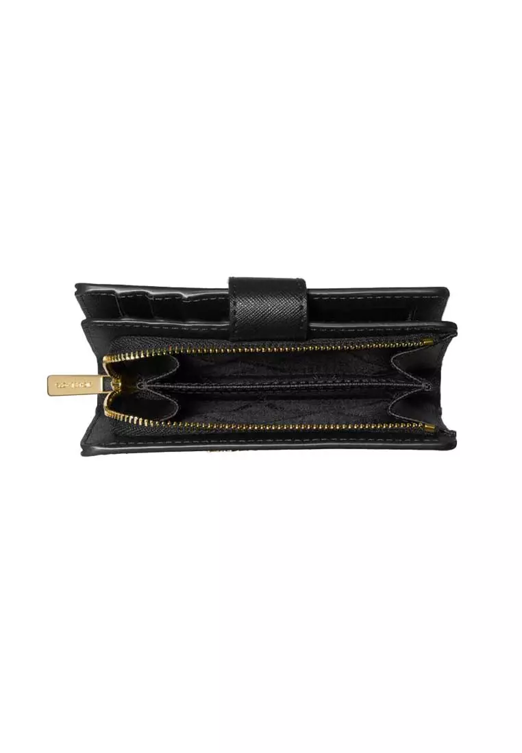 Medium Crossgrain Leather Wallet Black 35F7GTVF2L
