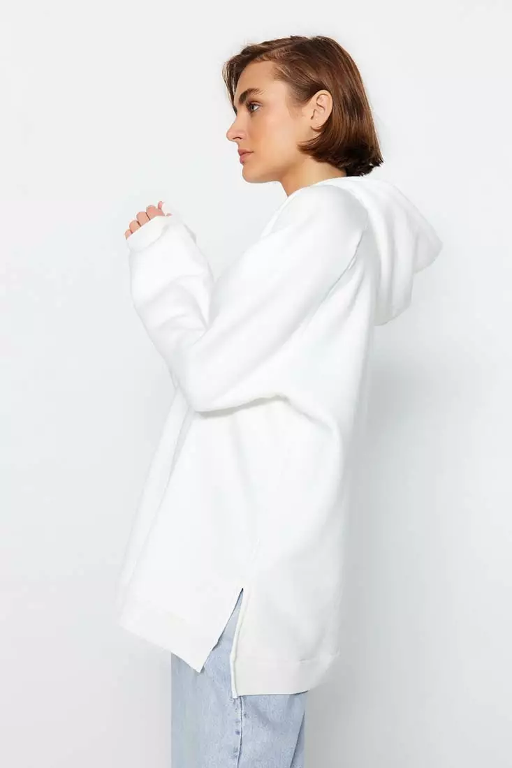 Buy White Sweatshirt & Hoodies for Women by TRENDYOL Online