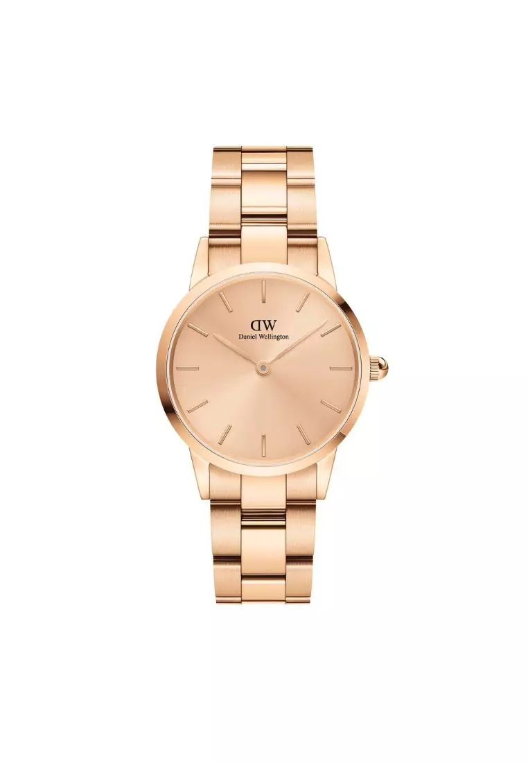 Buy Daniel Wellington Iconic Link Unitone 28mm Watch Rose Gold