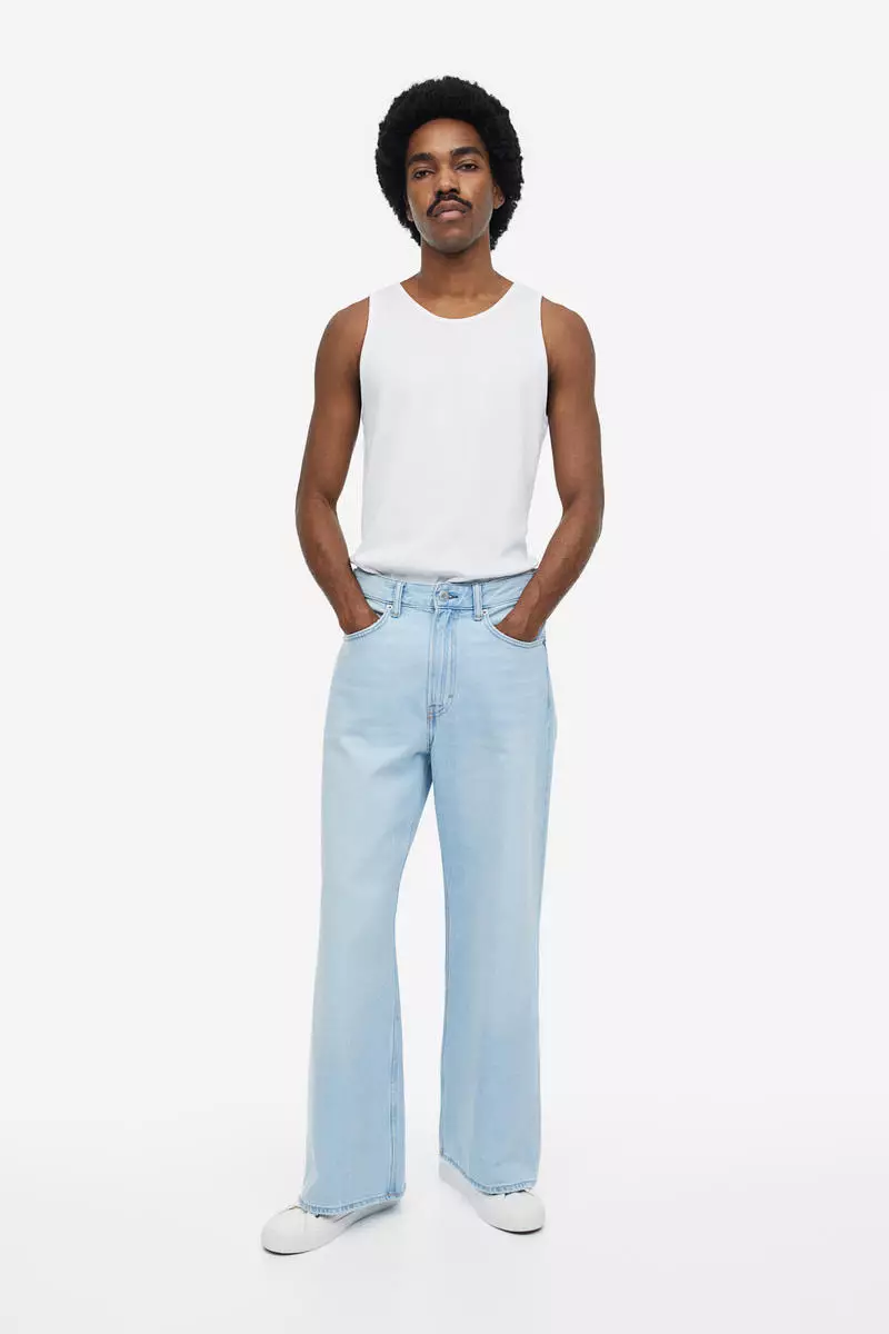 Hm loose jeans deals