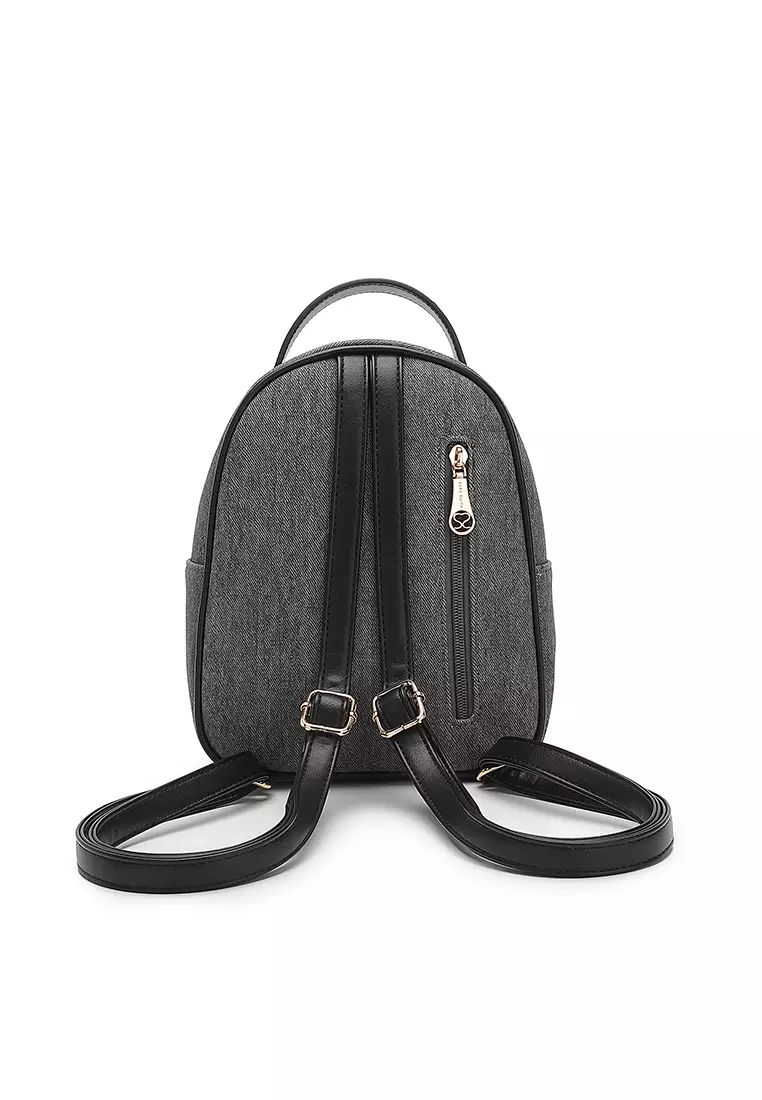 Women's Mini Backpack (Tas Ransel Wanita & Tas Punggung Wanita) - Hitam