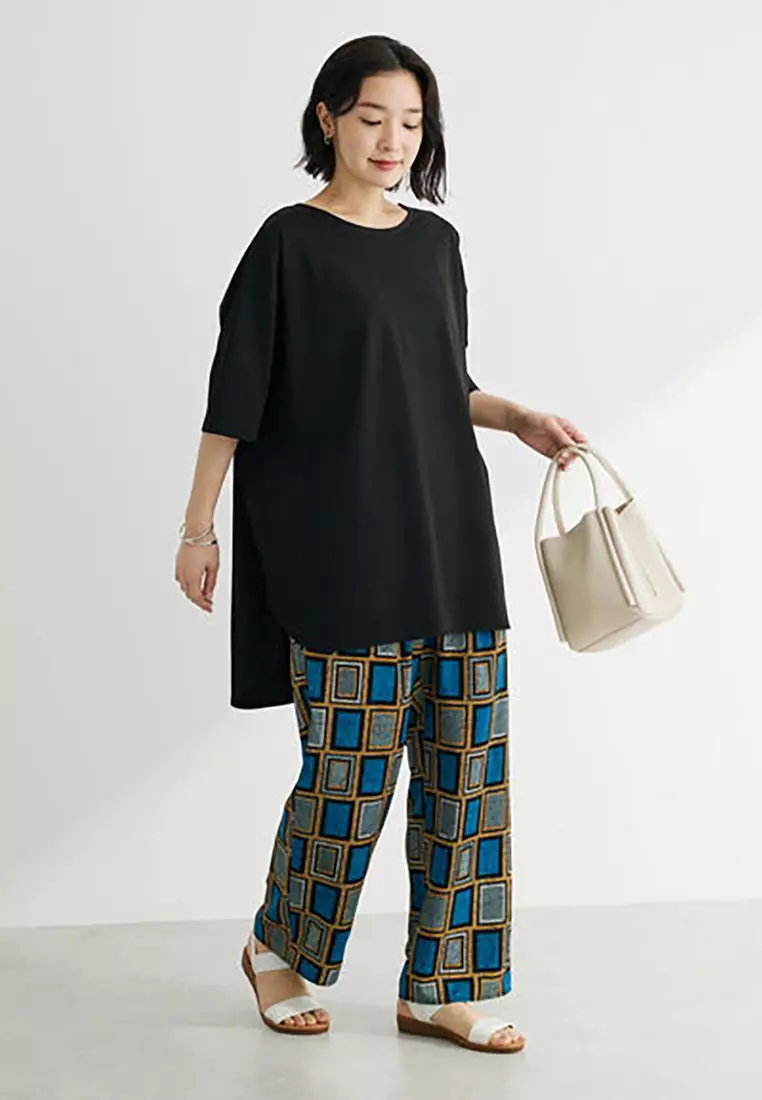 Green Parks - Uchida African Pattern Eazy Pants Blue