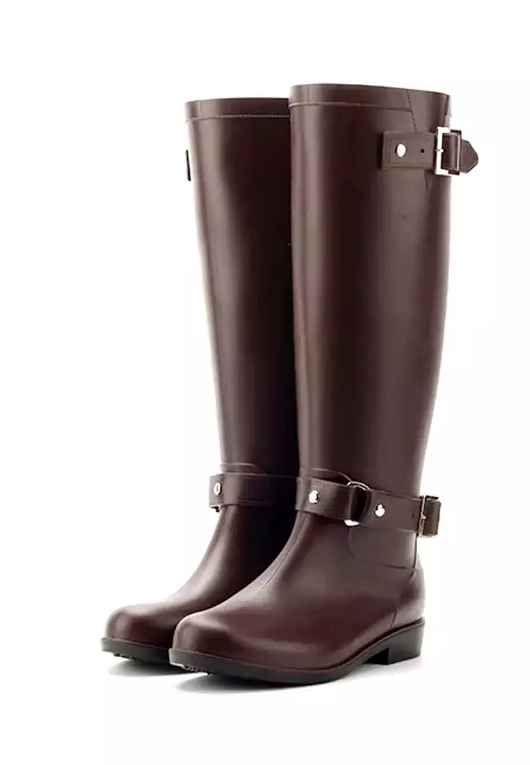 Rain boots clearance with zipper