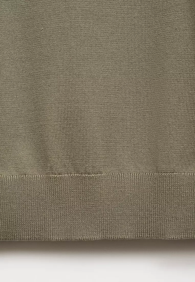 Cotton Fine-Knit T-Shirt