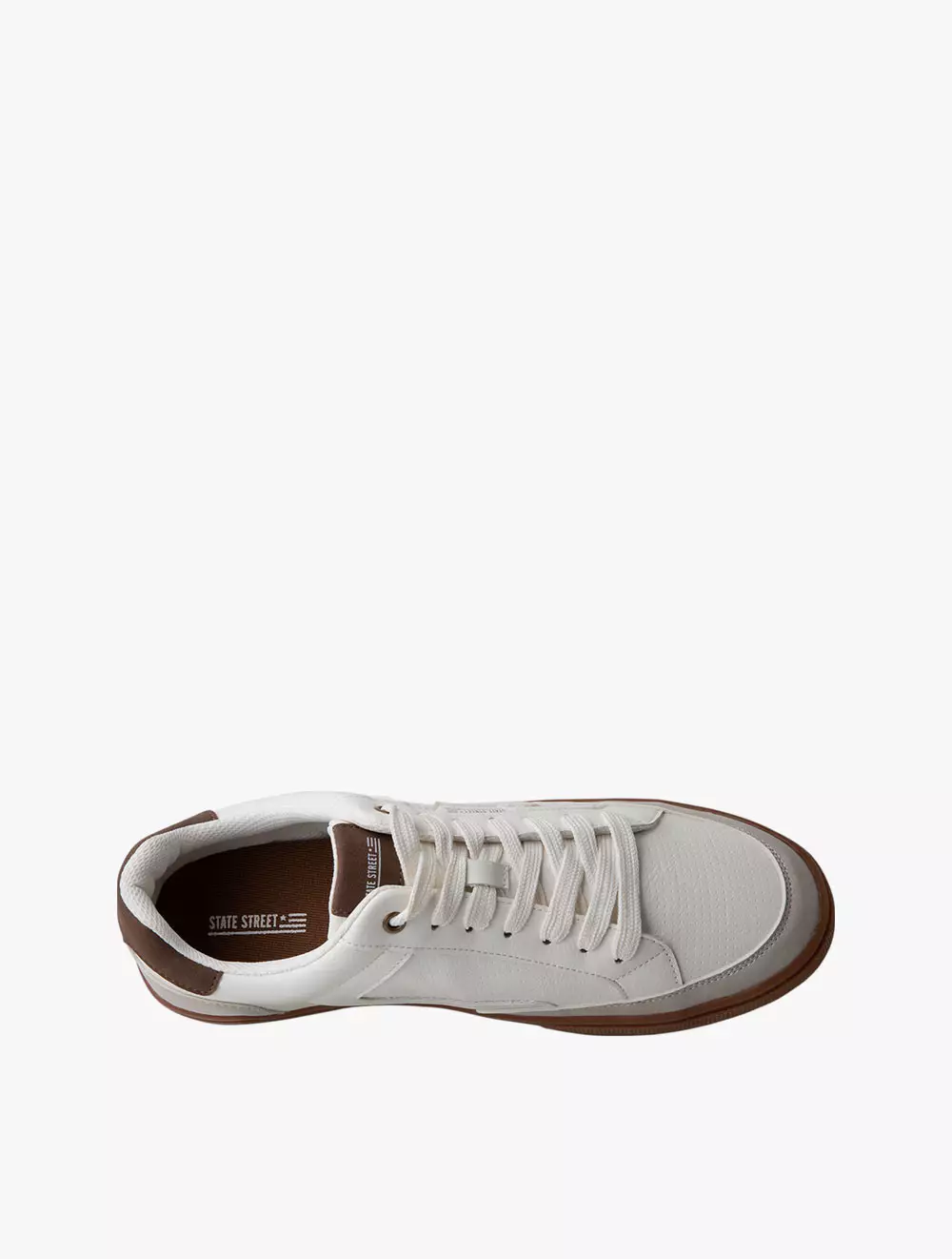 Payless State Street Mens Jaunt Casual Sneakers - Ivory_01