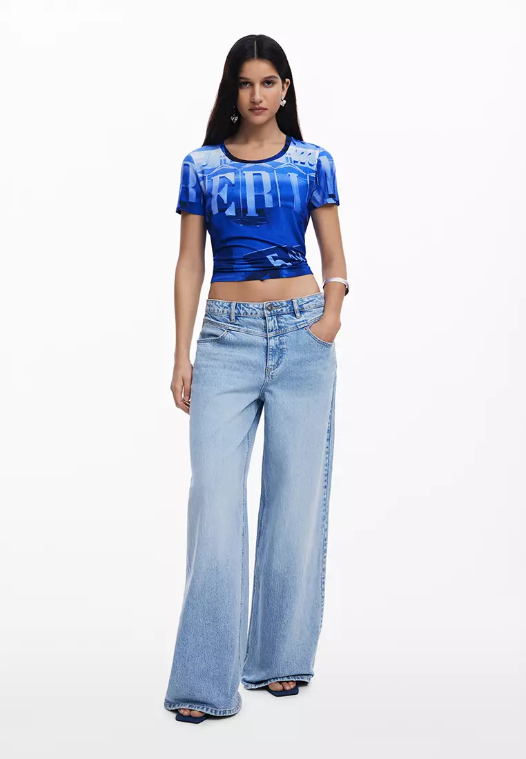 Desigual Blu Cotton Women's Jeans main image 1