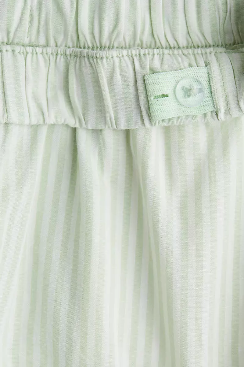 Frill-trimmed cotton shorts
