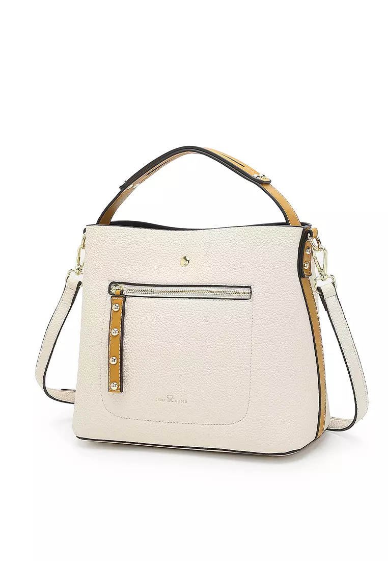 Women's Top Handle Bag / Sling Bag / Crossbody Bag (Tas Selempang / Tas Tangan) - Putih