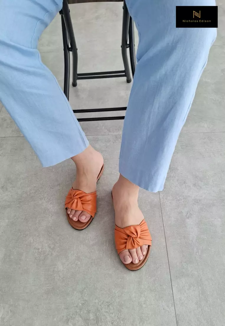 Nicholas Edison Sandal Nisa Orange