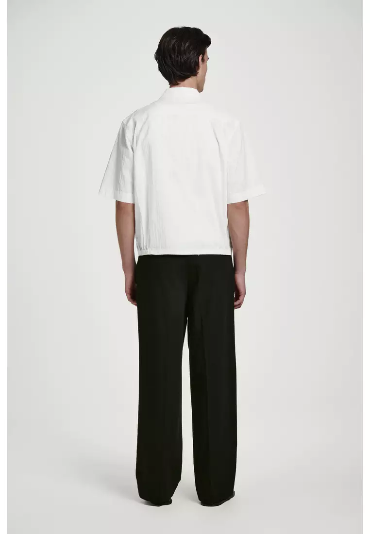 RELAXED FLAP-POCKET UTILITY SHIRT
