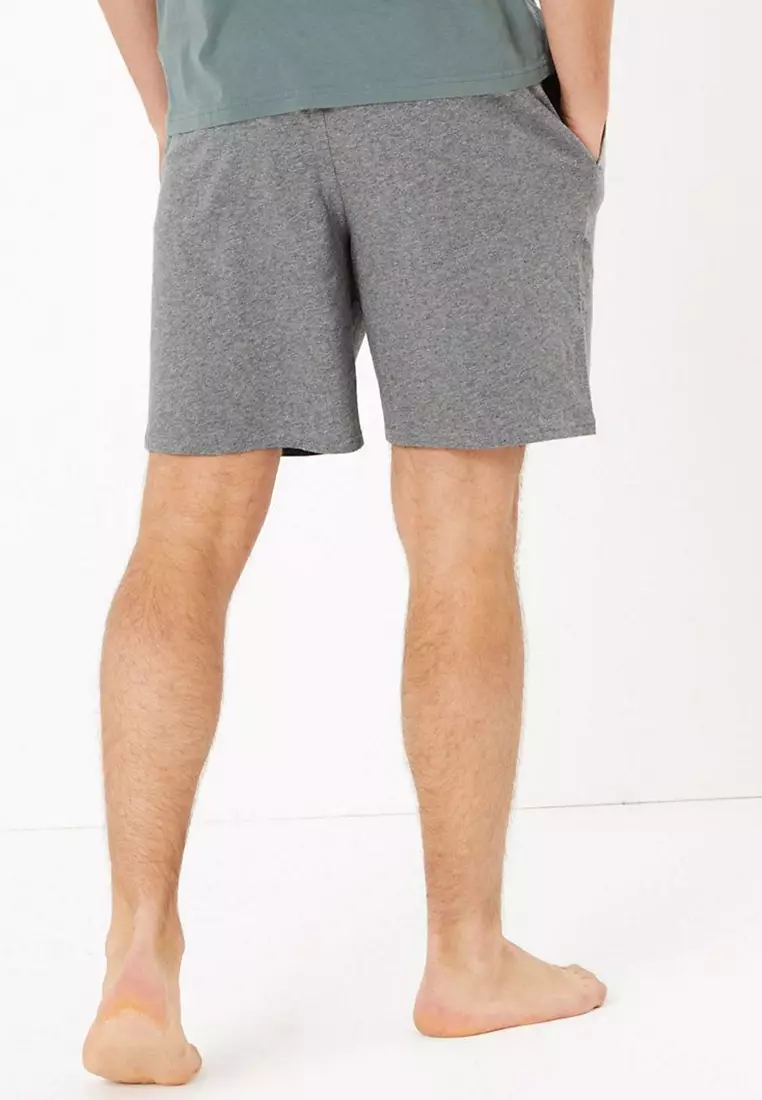 2 Pack Pure Cotton Pyjama Shorts