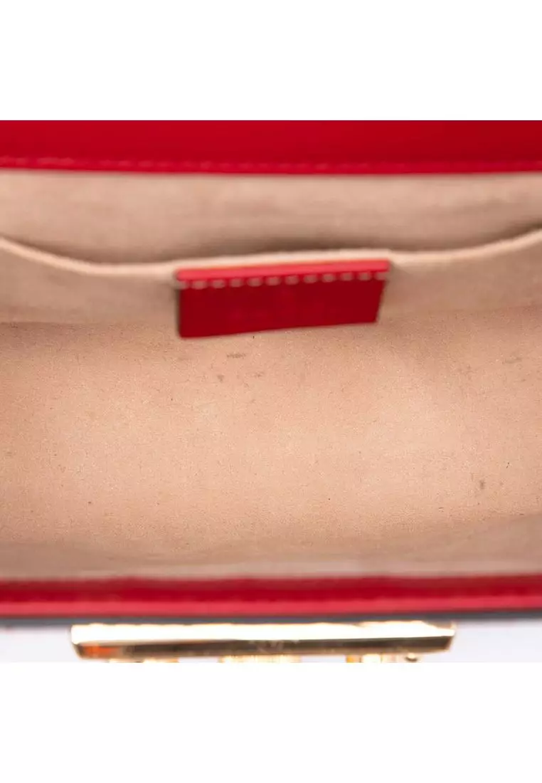 Pre-Loved Gucci Small Guccissima Padlock Crossbody