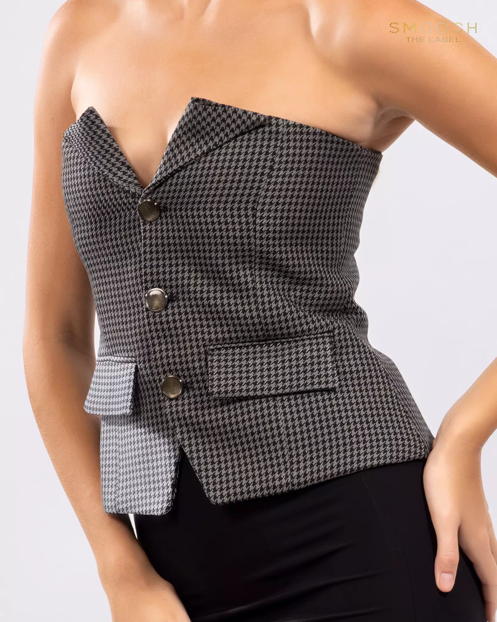 Elodie Grey Sleeveless Top