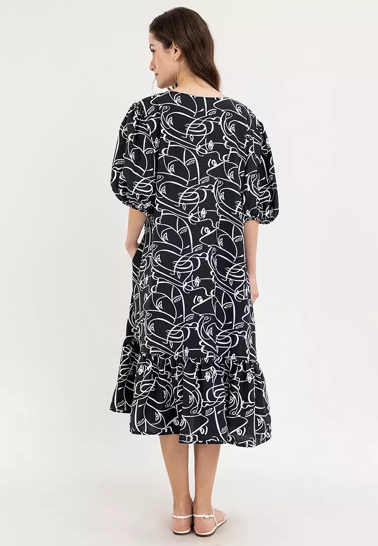 Serena Printed Dress