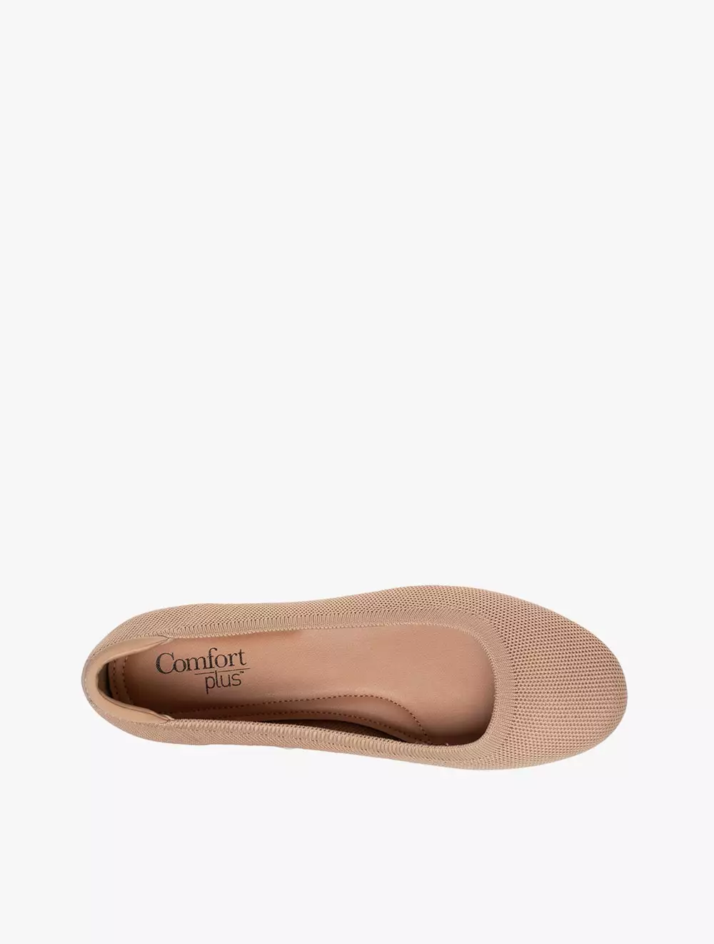 Payless Comfort Plus By Predictions Women Melly Knit Flat - Nude_15