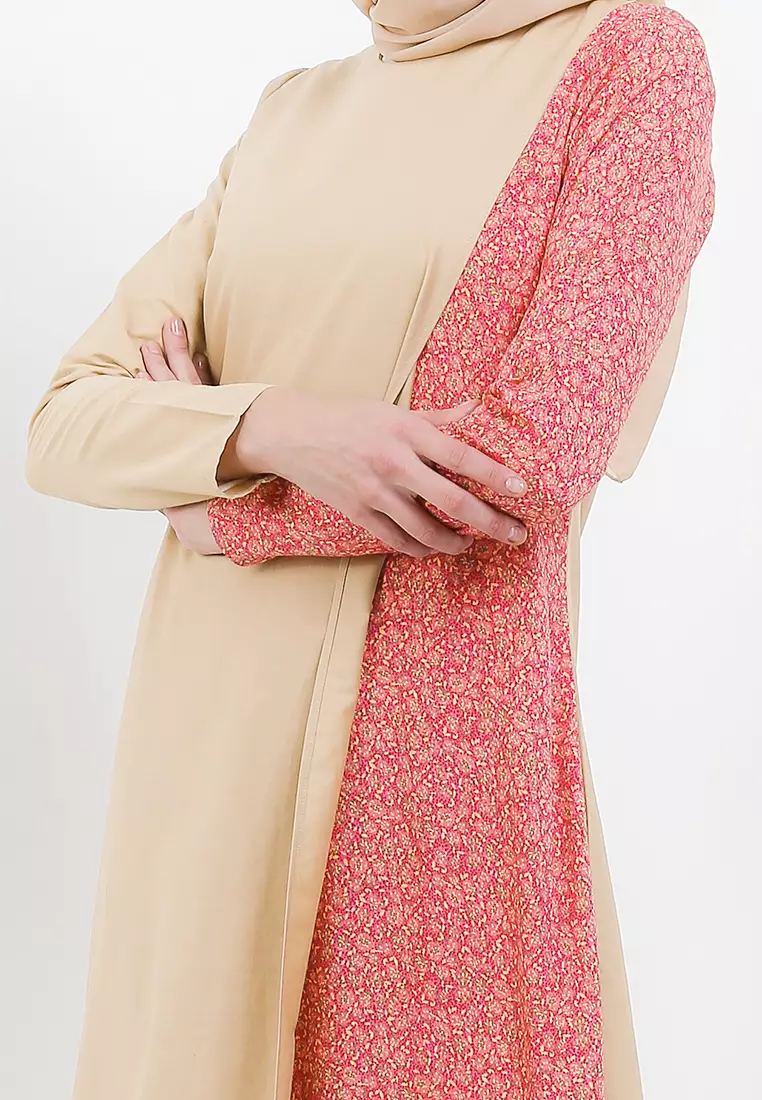 Sumira Dress In Pink Floral Print