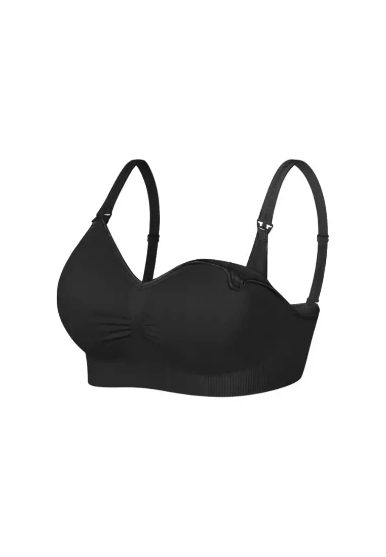 Grace Nursing Push Up Bra in Black Maternity Bra