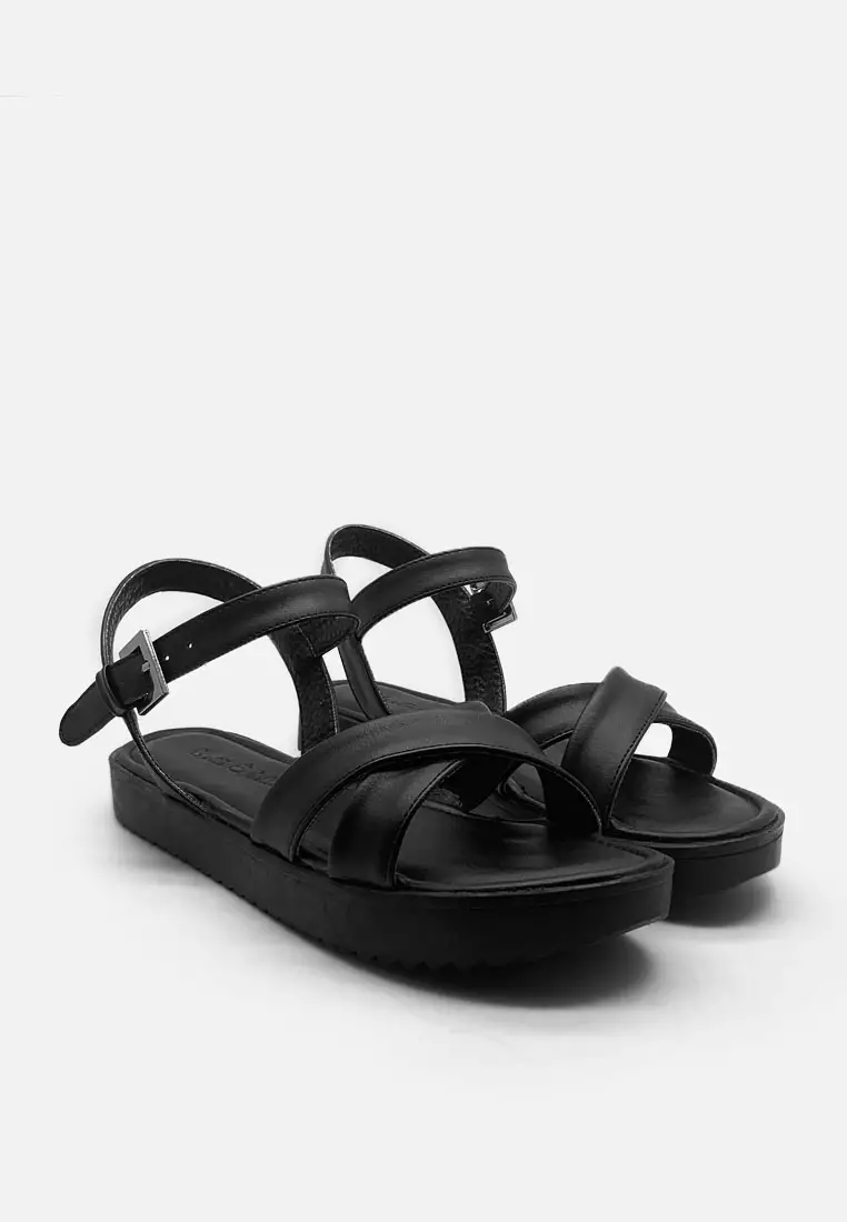 Chloe Double Strap Sandal Platform Wanita