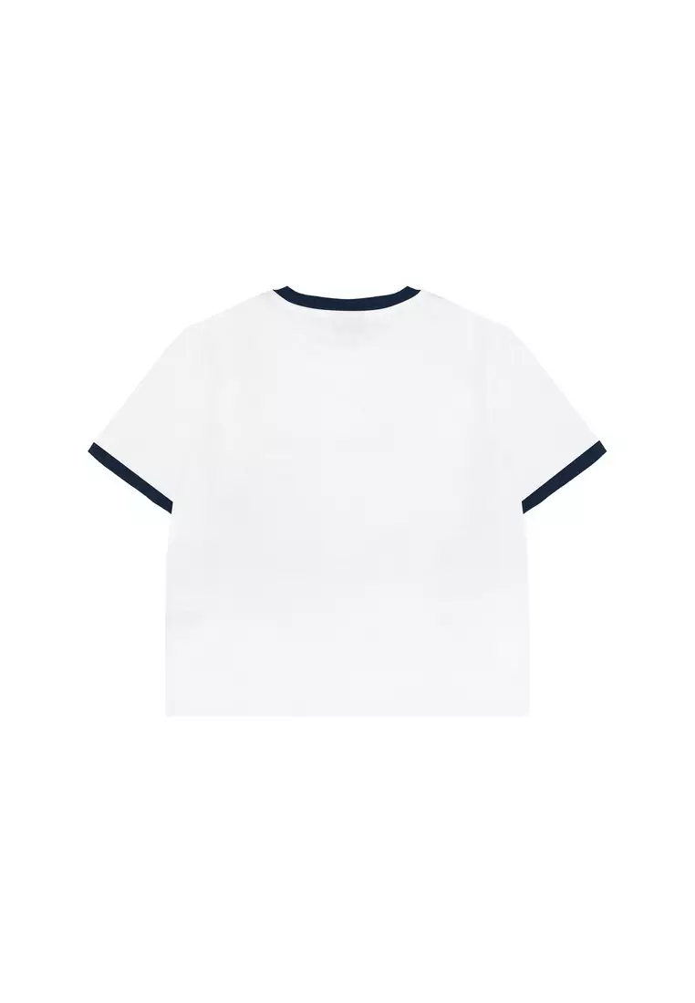 3Second Women's T-Shirt Short Sleeve Body Fit Cotton Spandex Alessa C030725