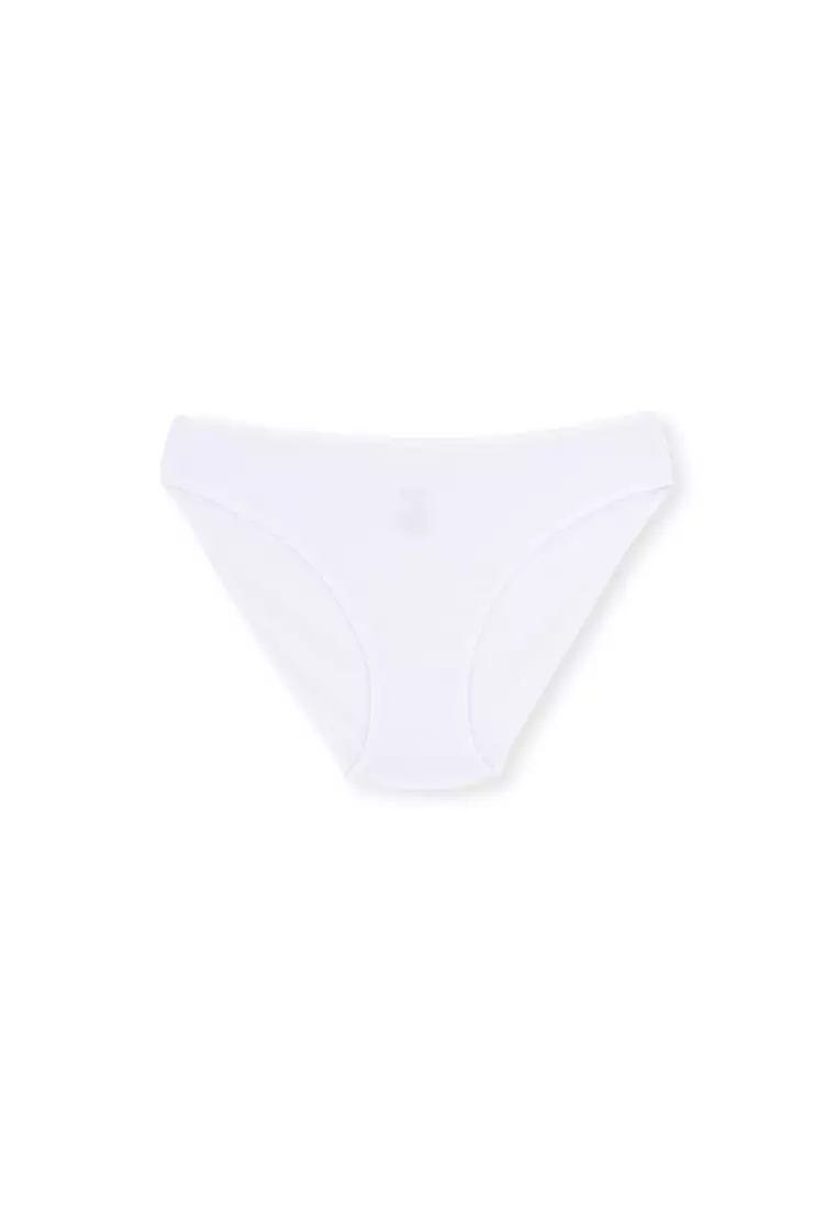 3 Pack White Basic Slips, Regular Fit, Underwear for Women