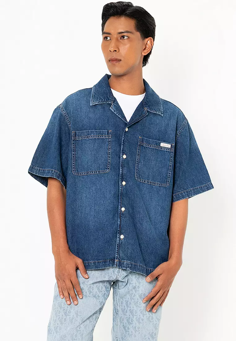 Denim Camp Shirt - Calvin Klein Jeans