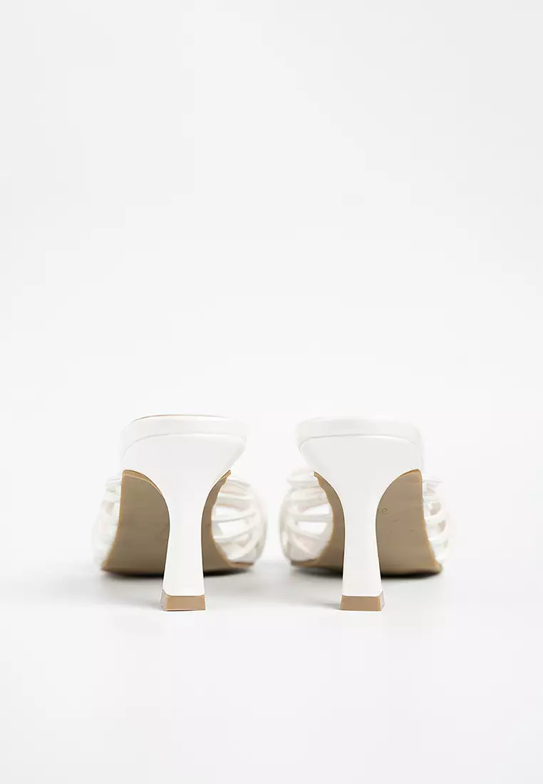 Yaya Glitter Strap Heels