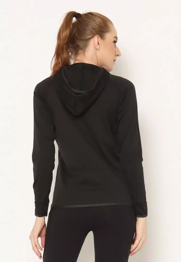FITWEAR - BELLA B-HOODIE JACKET - BLACK