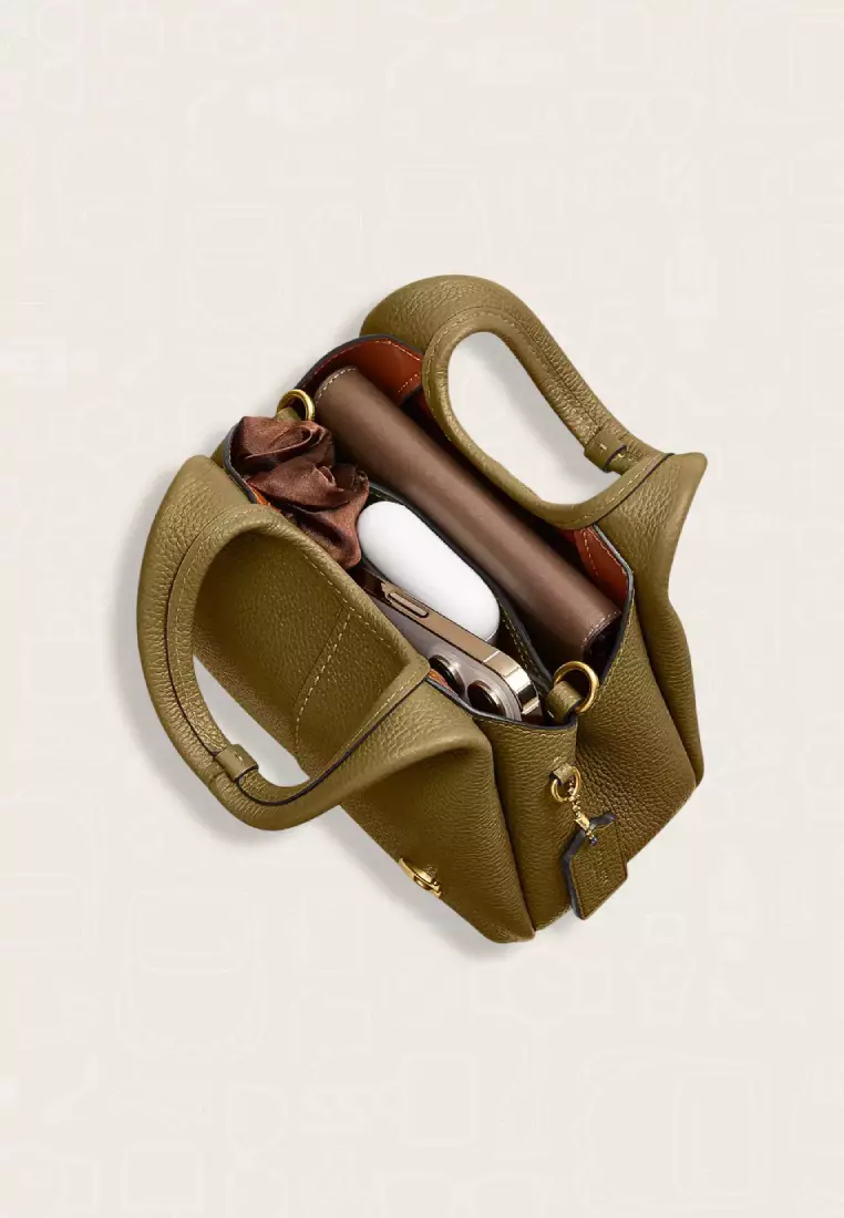 Coach Lana Shoulder Bag 19 Muted Olive