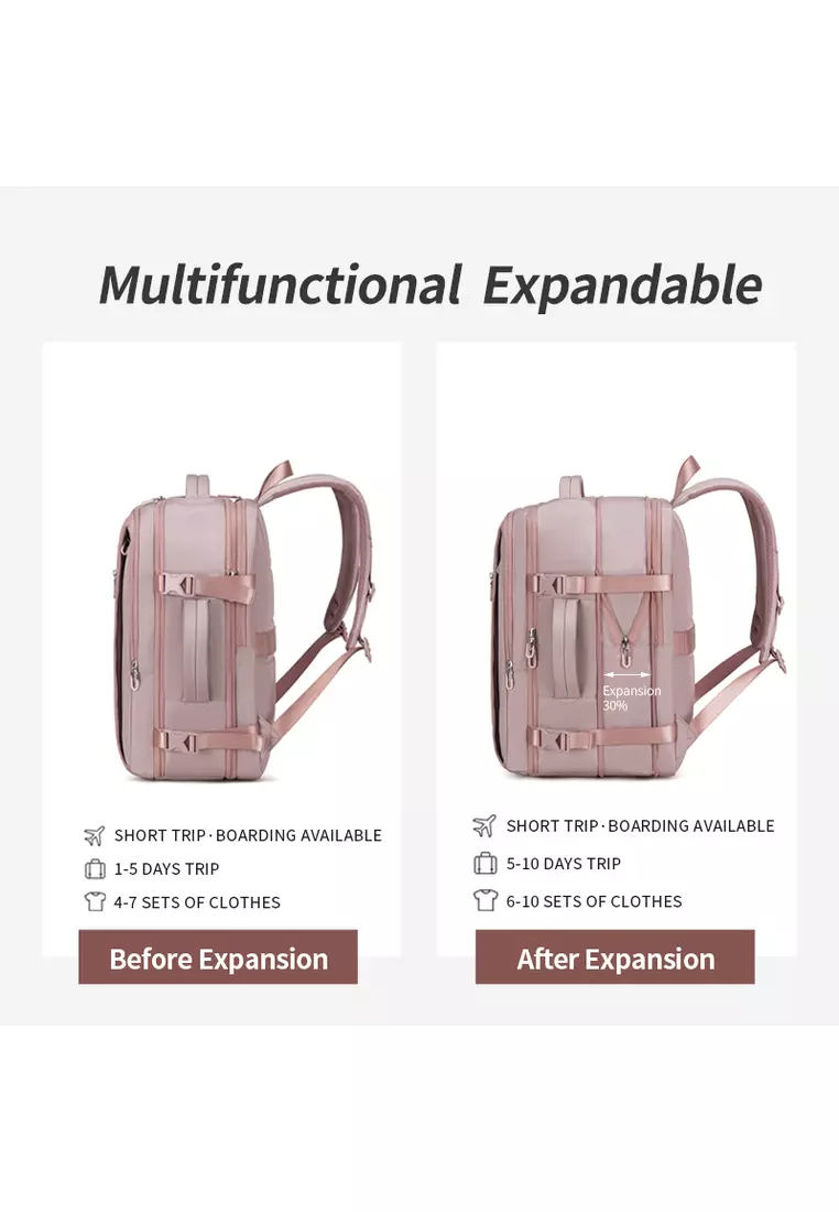 Multi-Purpose Casual 15.6 Laptop Compartment Large Waterproof Backpack for Women