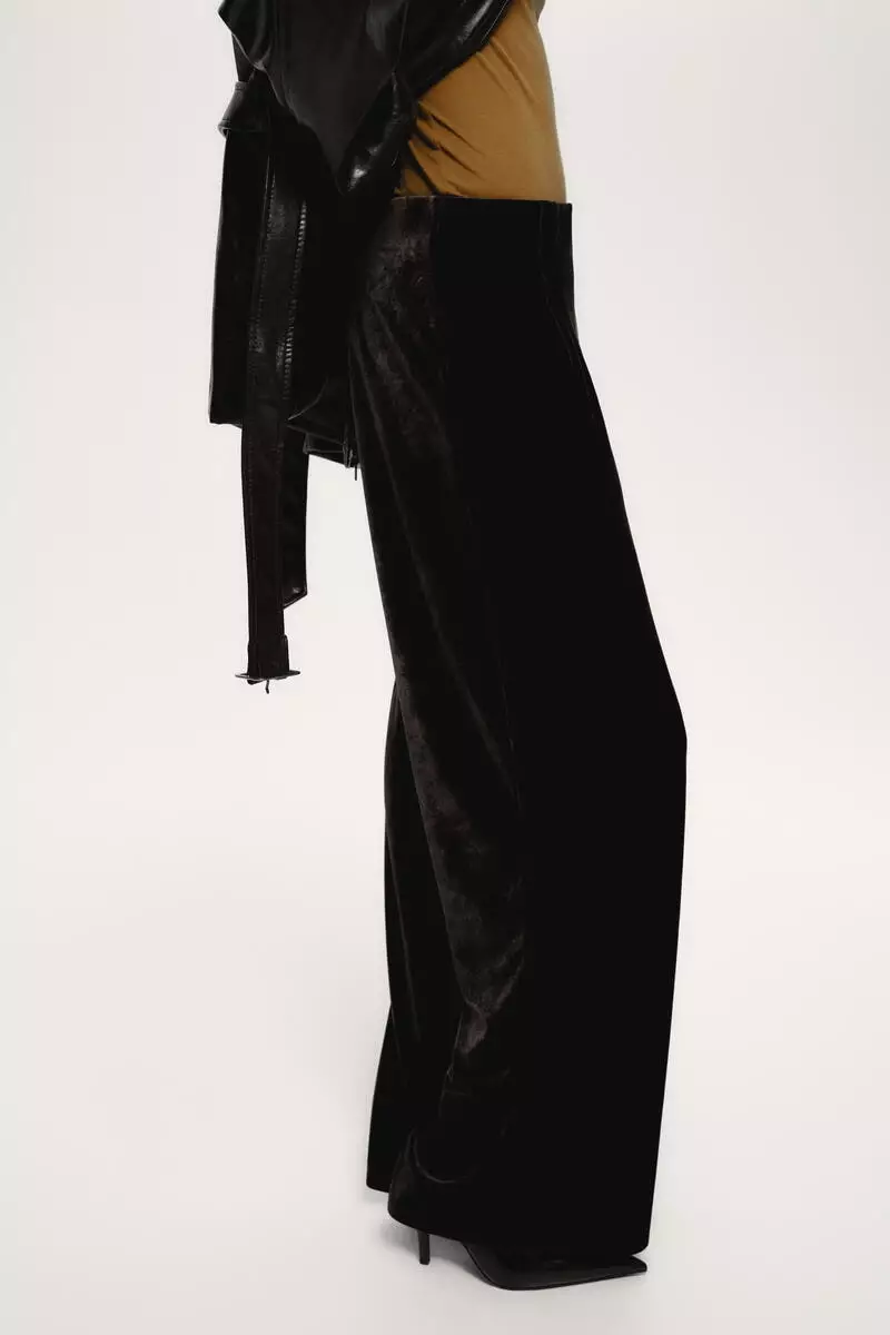Velour trousers