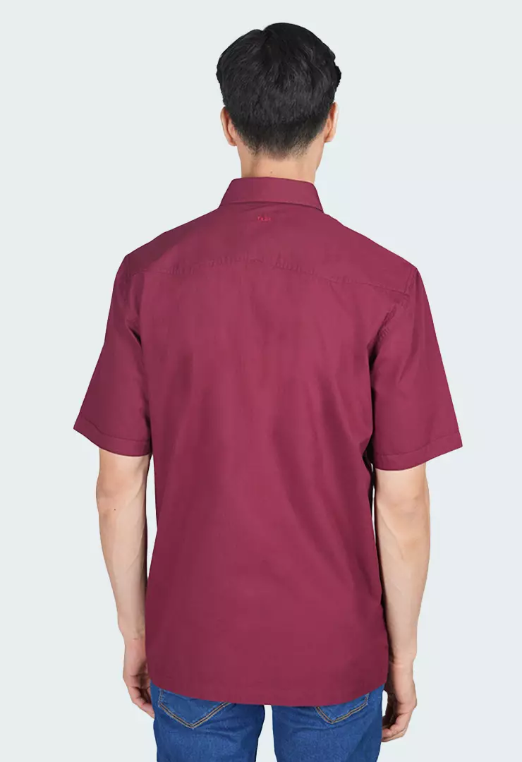 LGS - Livo Classic Collection -  Kemeja Casual Pria - Lengan Pendek - Motif Polos - CSH.271.K001