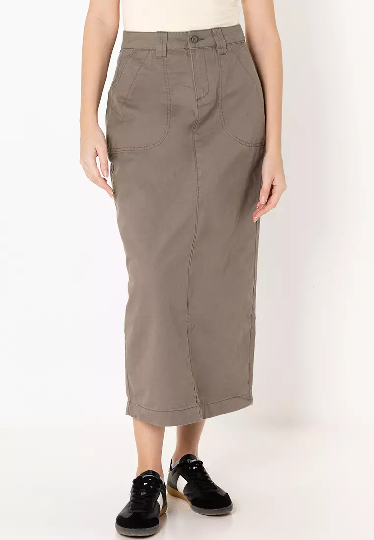 Morgan Utility Midi Skirt