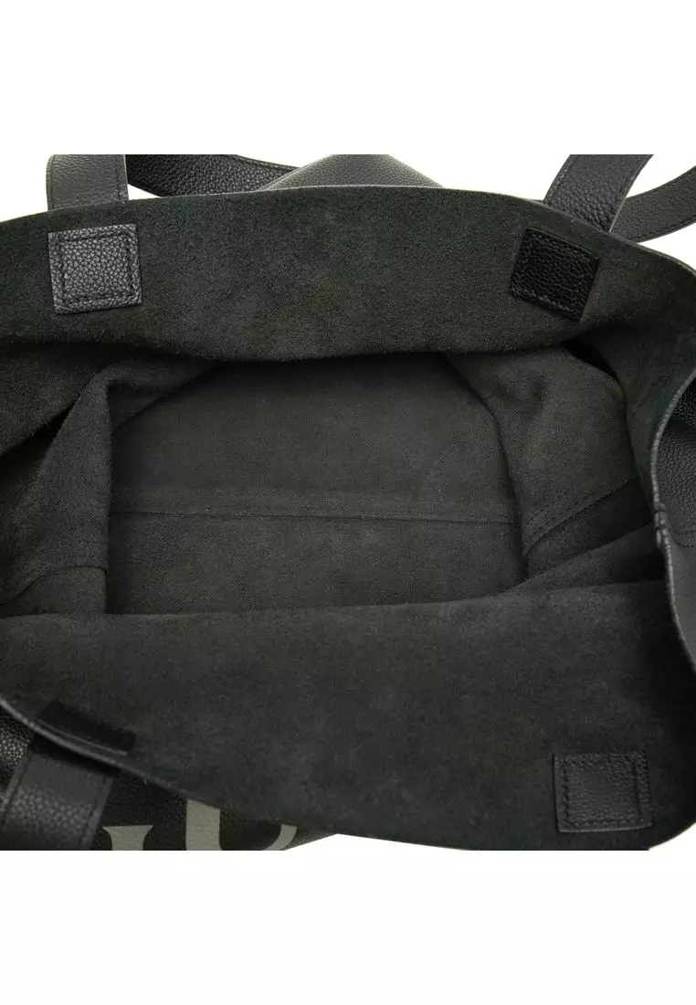 Pre-Loved Gucci Calfskin Logo Tote