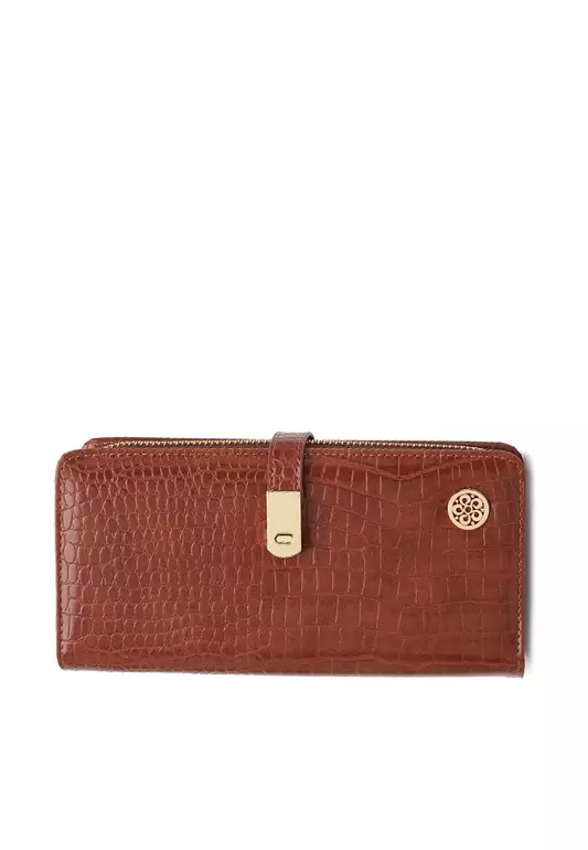 Women's Bi Fold Long Zipper Purse