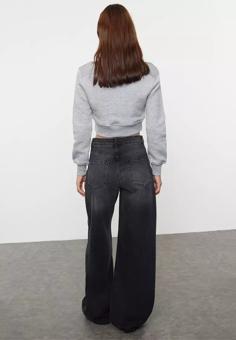 High Waist Extra Wide Leg Jeans