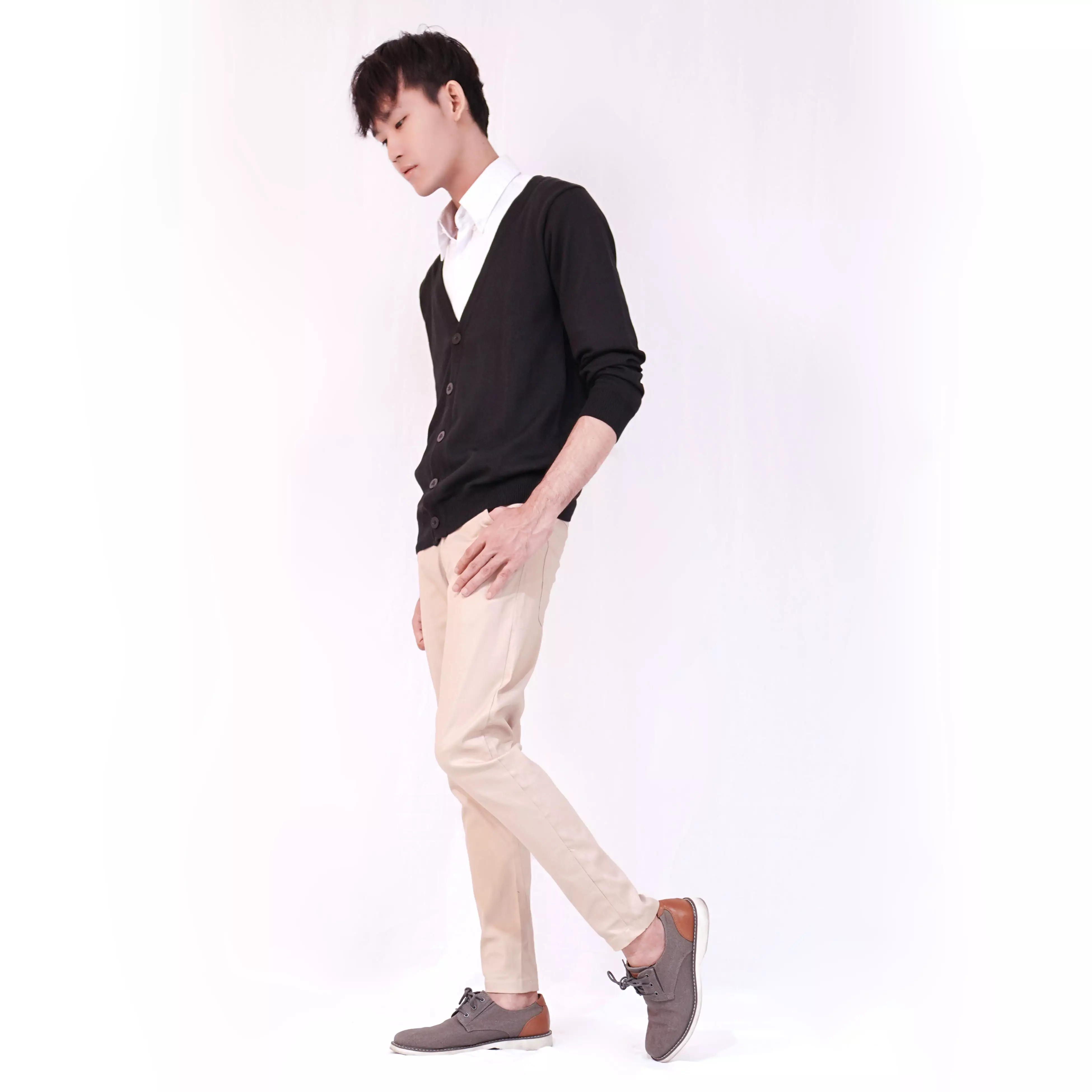Jay Celana Chinos Pria Celana Chino Panjang Pria Celana Chino Pria Chino Pants - KREM