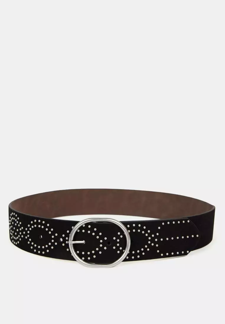 Faux Leather Jean Belt