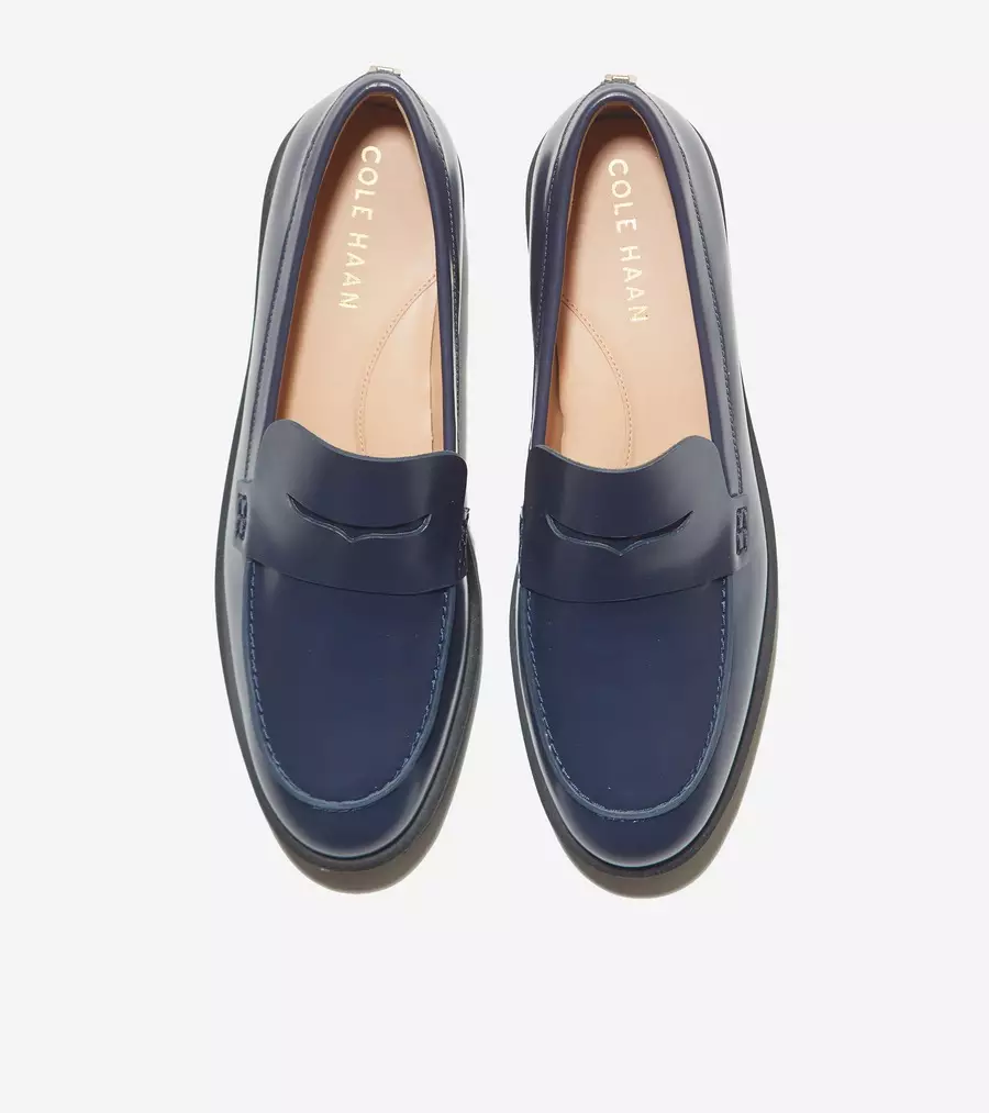 Cole Haan Woman Geneva Loafer - Sepatu Wanita (Biru)