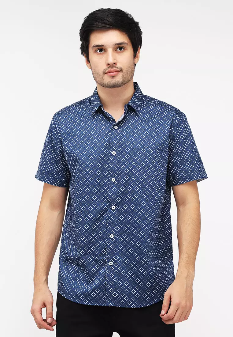 Mens patterned shop polo shirts
